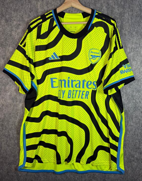 adidas Other - Adidas Arsenal 23/24 Away Slim Fit Football Jersey Mens 2XL Yellow Black
